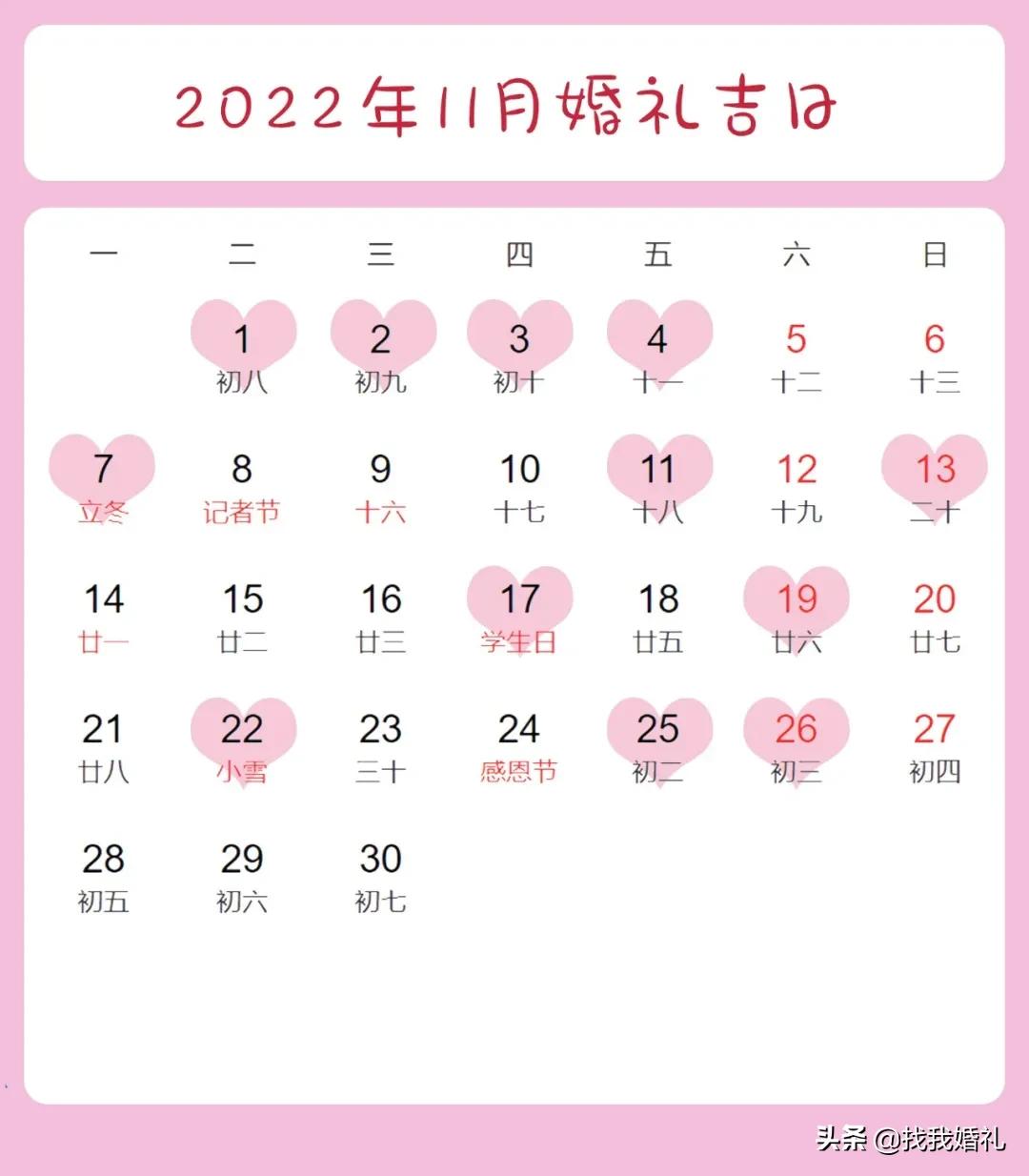 2022年黄道吉日(全年365天共计145天宜嫁娶)