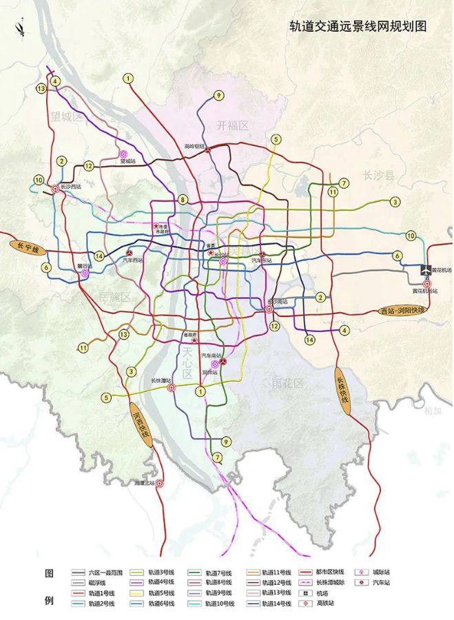 长沙地铁规划（长沙地铁第四期建设规划）