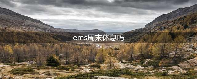 ems快递星期六星期天上班吗(ems周末休息吗)