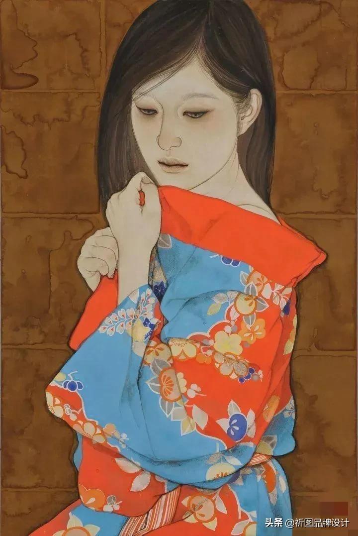 人体绘画(日本画家唯美工笔人体绘画作品欣赏)