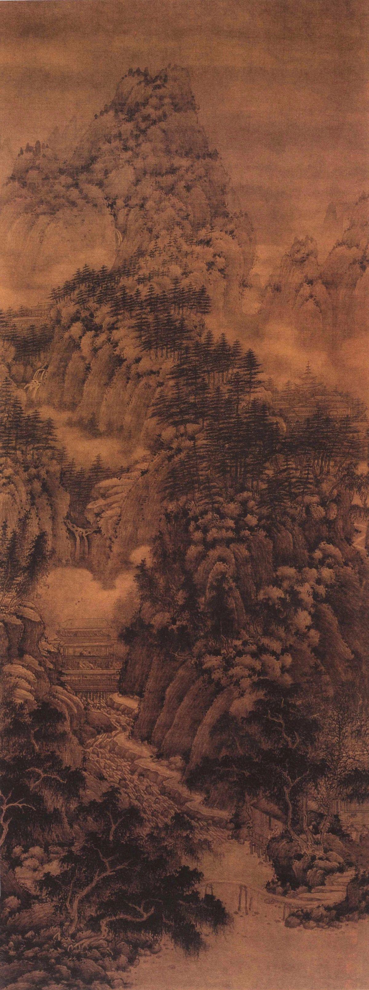 元代文人画(历代文人画代表山水图（高清）)