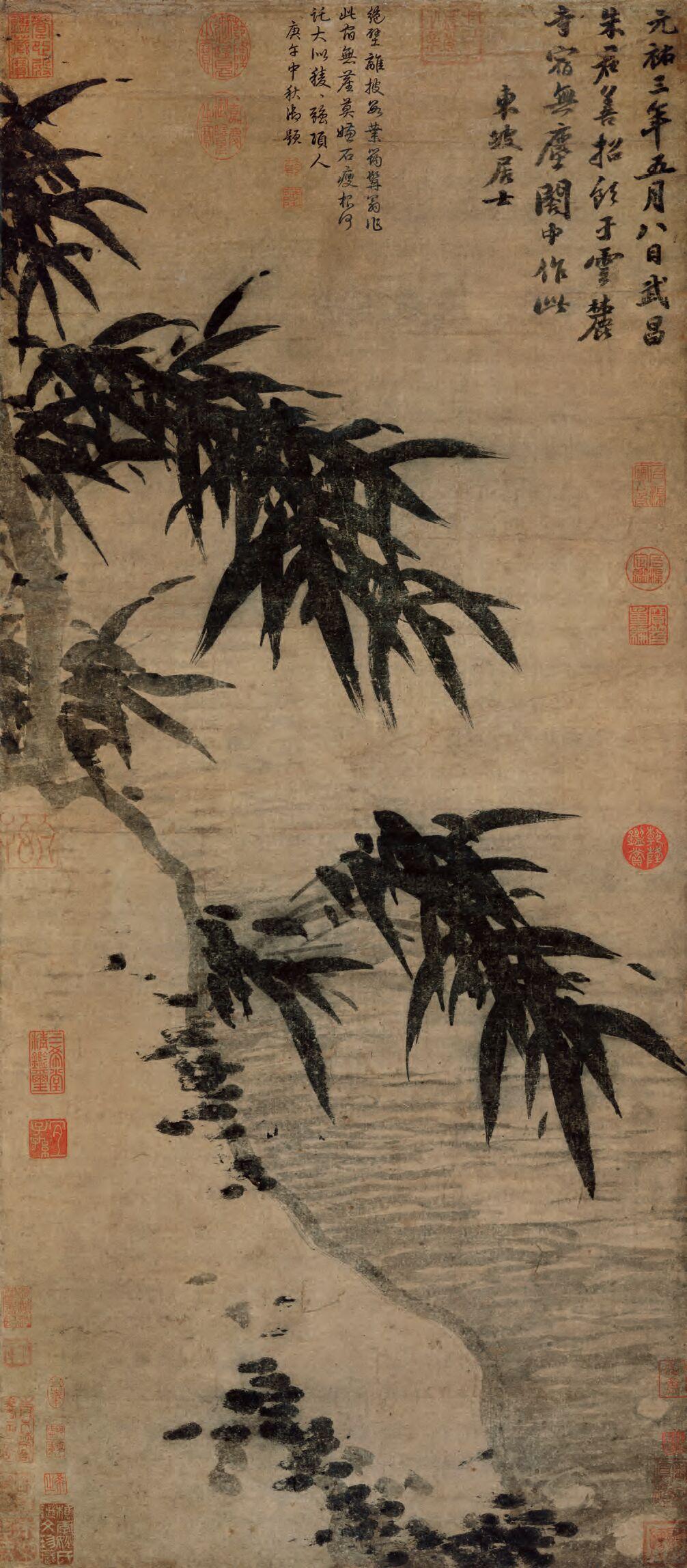 元代文人画(历代文人画代表山水图（高清）)