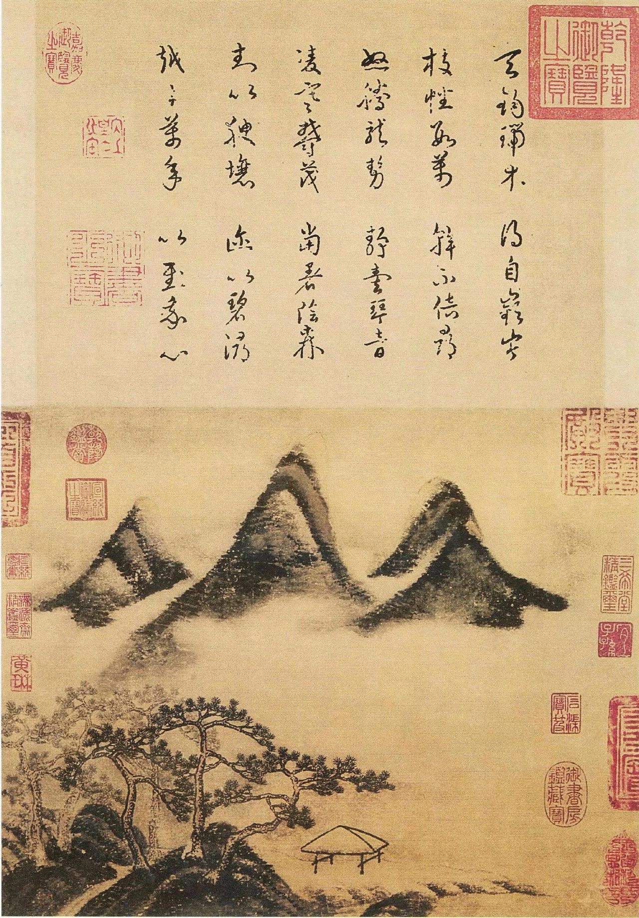 元代文人画(历代文人画代表山水图（高清）)