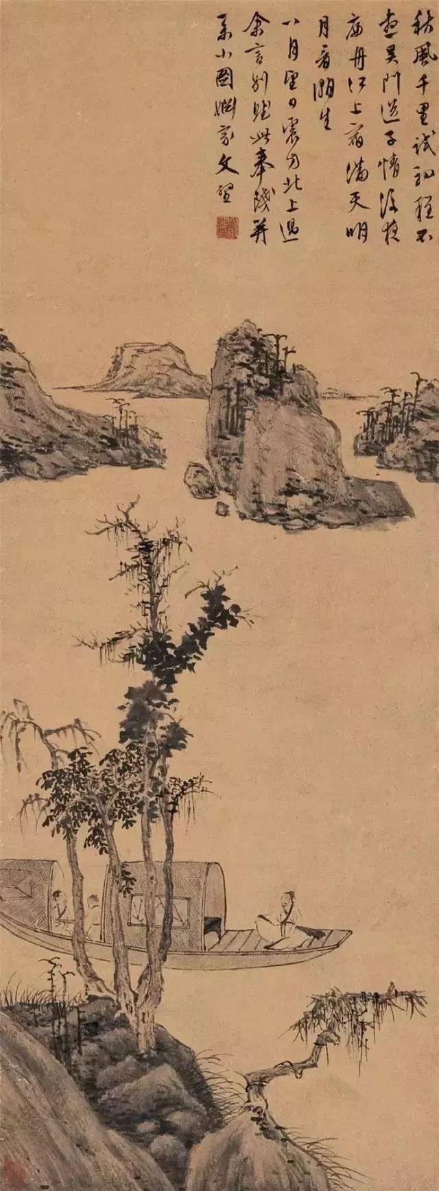 元代文人画(历代文人画代表山水图（高清）)