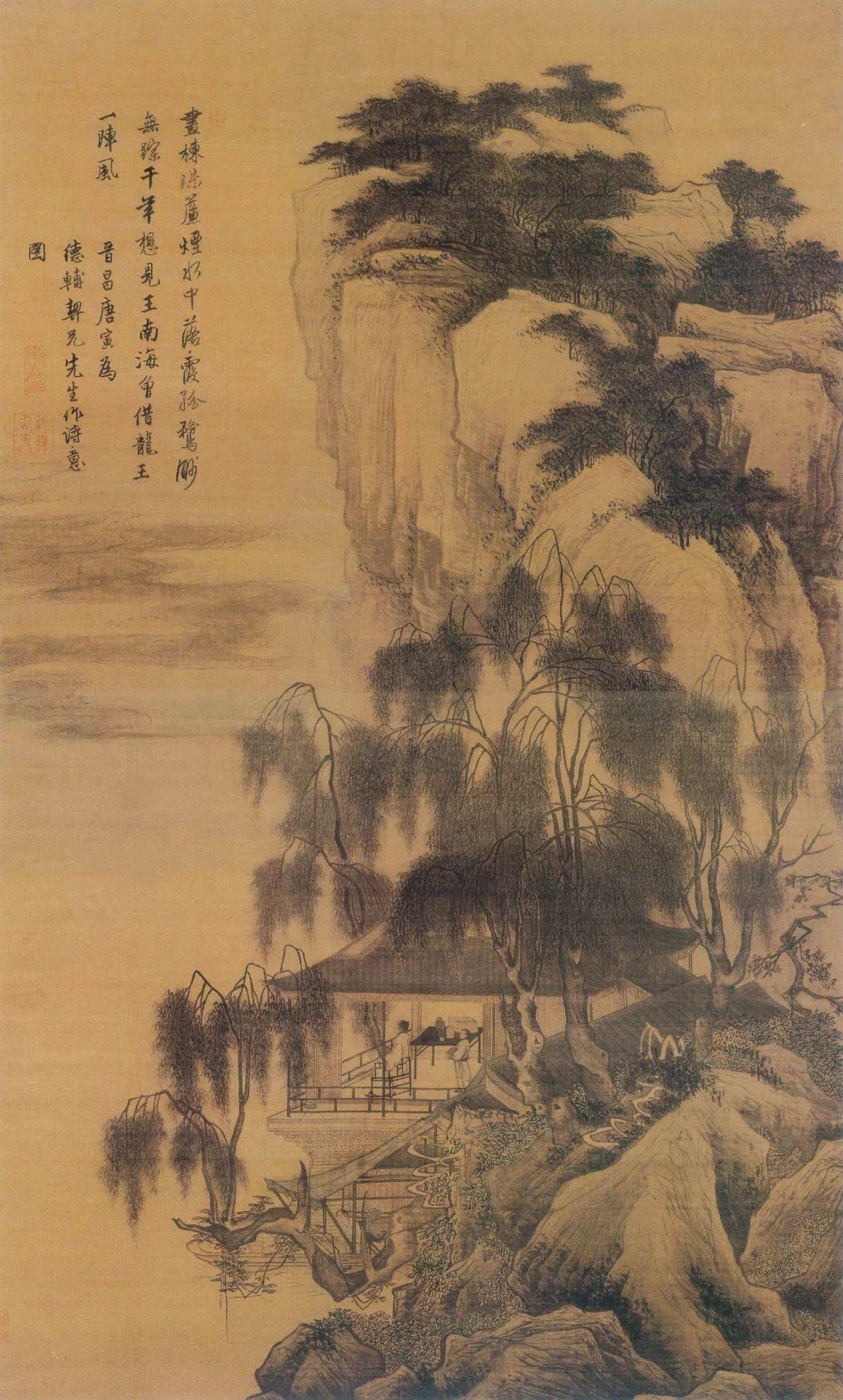 元代文人画(历代文人画代表山水图（高清）)