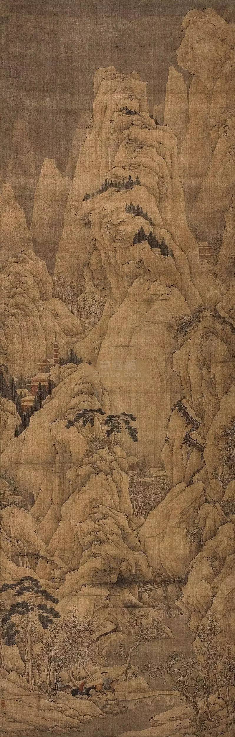 元代文人画(历代文人画代表山水图（高清）)