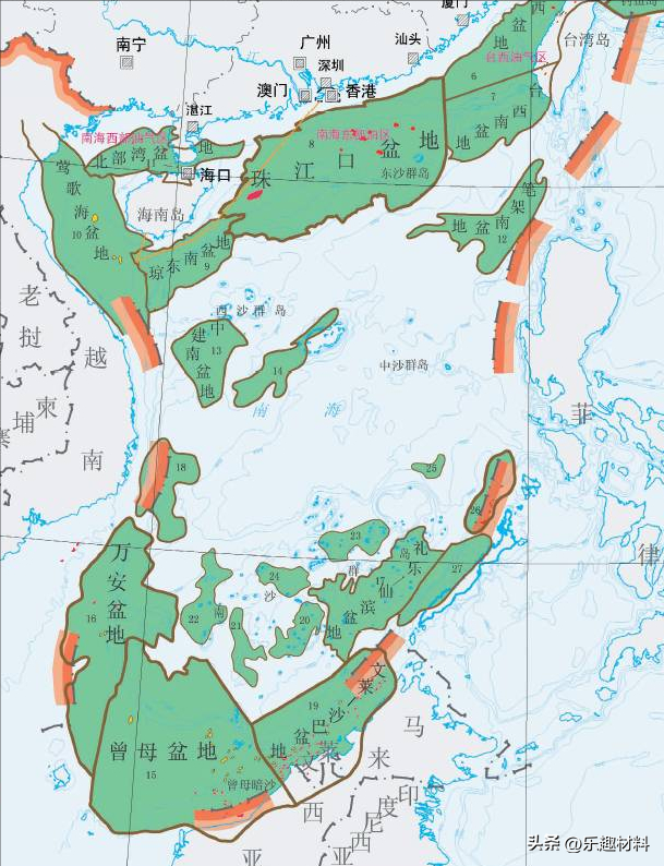 中国四大盆地(中国南海四大盆地石油储量预计超过200亿吨)