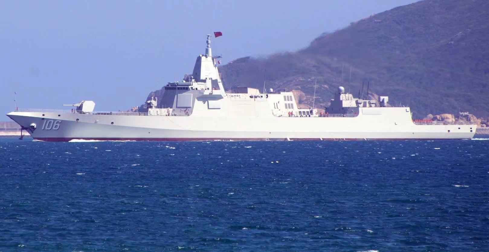 112舰(106“延安”舰正式曝光 中国海军驱逐舰将达到50艘 052即将退出一线)