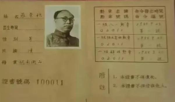 一级独立自由勋章(1955年117位一级独立自由勋章获得者)