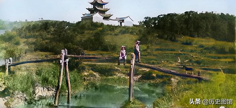 100年前的云南(老照片：120年前的云南，山川河流美如画，亚洲象与人和谐相处)