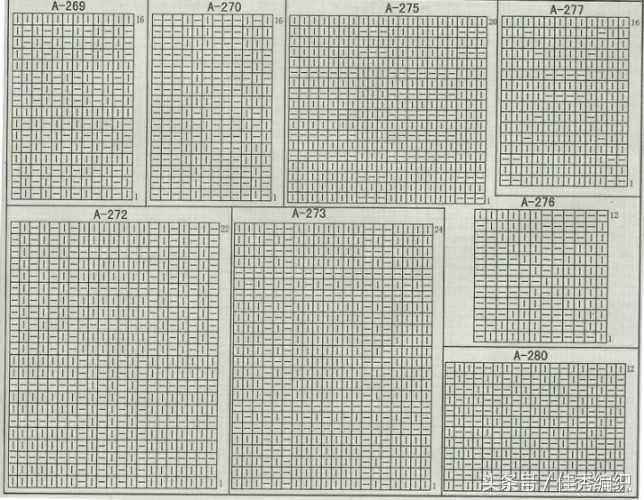 棒针毛衣编织图解(棒针编织毛衣花样图解大全 70多款全上下针集合图解)